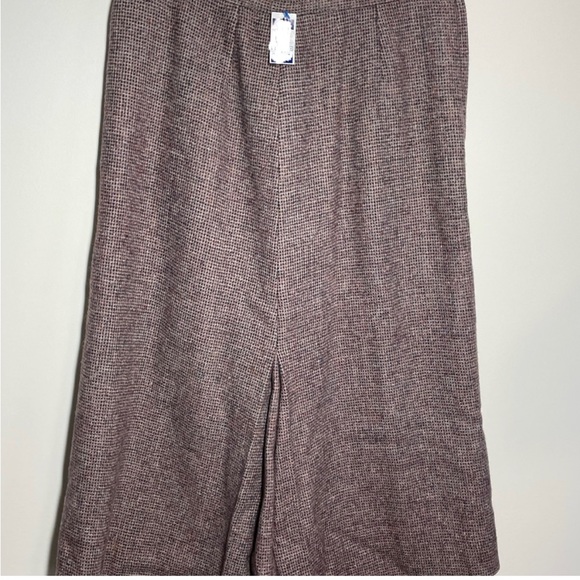 Vintage Women’s Wool Blend Skirt Small Square Patterned A Line Size 11/12 - Picture 6 of 16